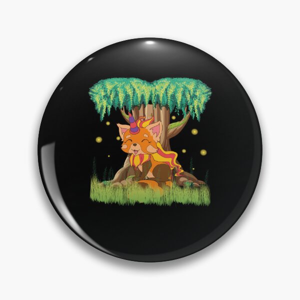 Item preview, Cute Magical Creature Unicorn Tree Chinese Animal Red Panda designed and sold by bestshirtdesign.