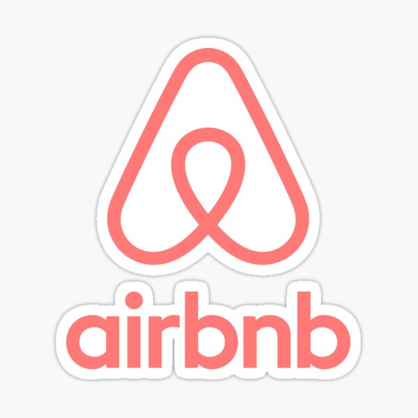 Airbnb logo 1 Sticker