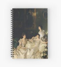 John Singer Sargent - The Wyndham Sisters Spiral Notebook
