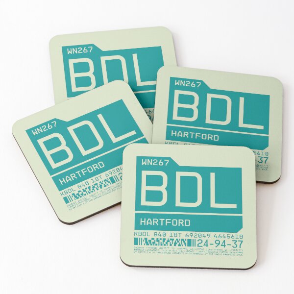 Item preview, Luggage Tag C - BDL Hartford Connecticut USA designed and sold by VoodooCircus.