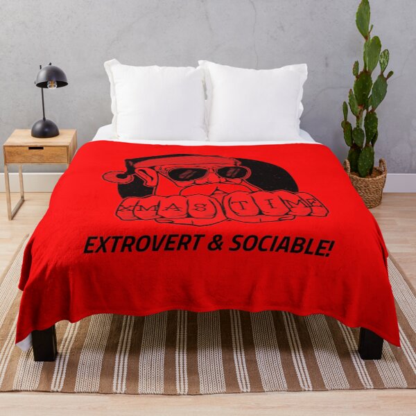 Artikelvorschau, EXTROVERT und GESELLIG Santa liebt dich entworfen und verkauft von LargeShop.