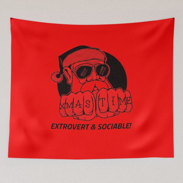 Item preview, EXTROVERTIDO y SOCIABLE Santa te quiere designed and sold by LargeShop.