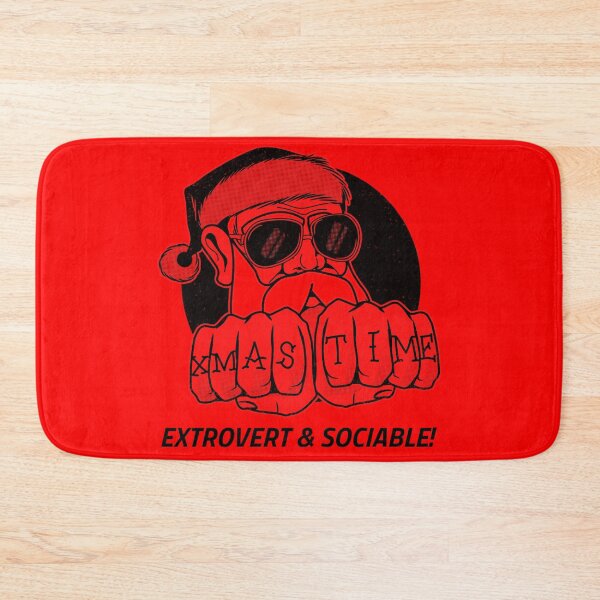 Artikelvorschau, EXTROVERT und GESELLIG Santa liebt dich entworfen und verkauft von LargeShop.