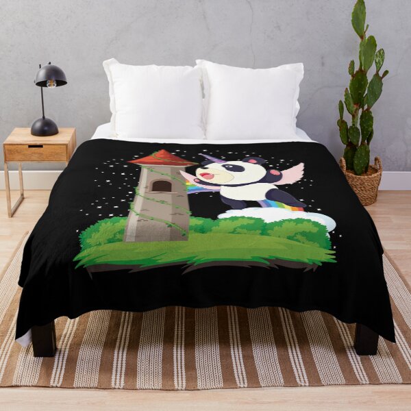 Item preview, Fantasy Creature Unicorn Lover Castle Asian Animal Cute Panda  designed and sold by bestshirtdesign.