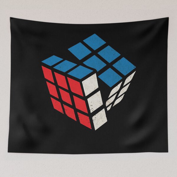 Item preview, Minimal Rubik's Cube graphic t-shirt designed and sold by SolomonYoon.