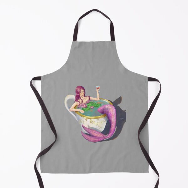 Item preview, Mermaid in a teacup (pond version) designed and sold by Geraldine-N.