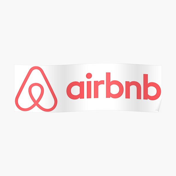 Airbnb logo 2 Poster