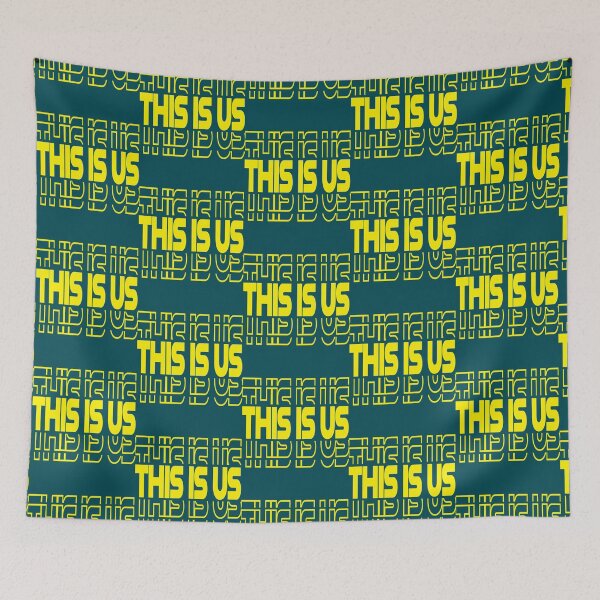 Item preview, This is us - Yellow text.   designed and sold by ApparelSpritz.