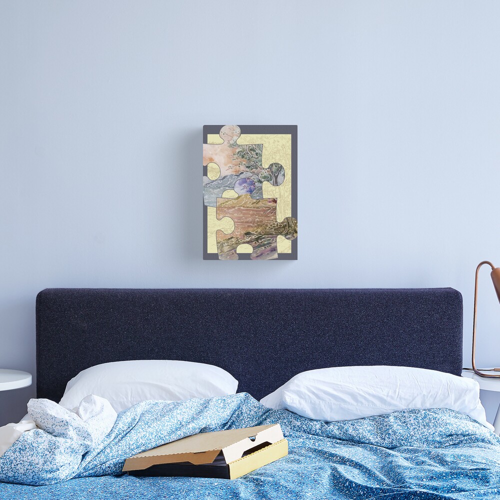 Jigsaw Pieces Canvas Print