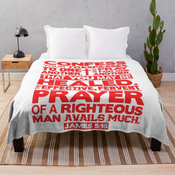 Item preview, James 5:16 Pray For One Another designed and sold by plushism.