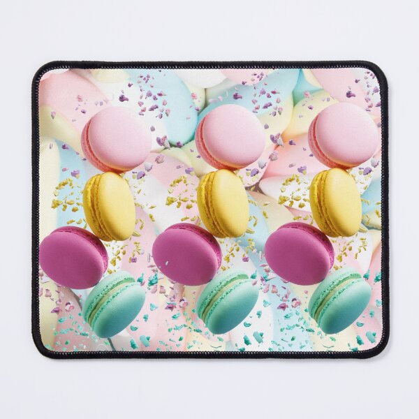 Item preview, Raining Pastel Rainbow Macaroons and Marshmallow Texture designed and sold by Cawaiico.