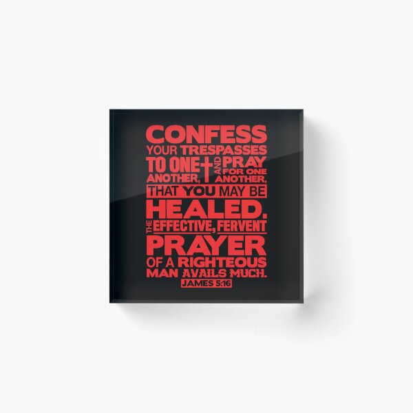 Item preview, James 5:16 Pray For One Another designed and sold by plushism.