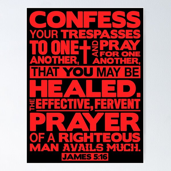 Item preview, James 5:16 Pray For One Another designed and sold by plushism.