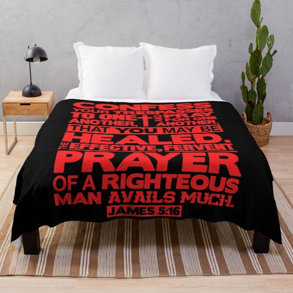 Item preview, James 5:16 Pray For One Another designed and sold by plushism.