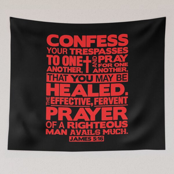 Item preview, James 5:16 Pray For One Another designed and sold by plushism.
