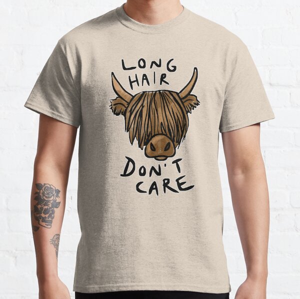 Long Hair Don't Care - the Highland Cow Classic T-Shirt