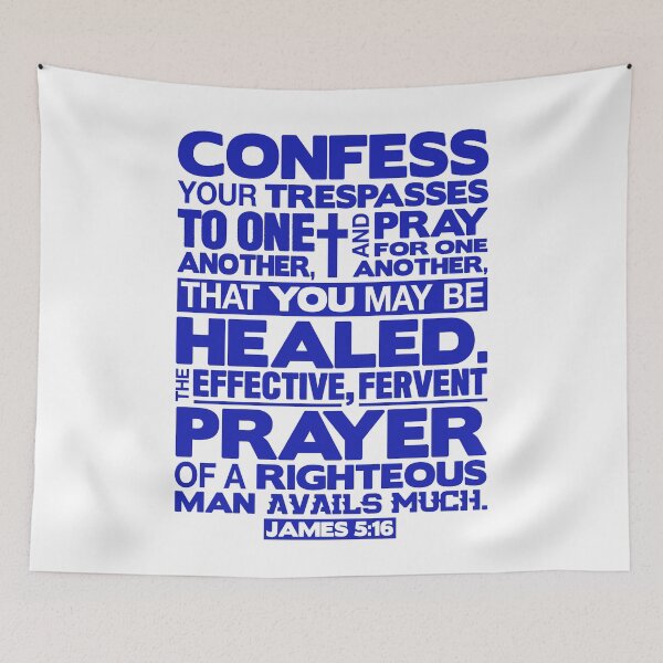 Item preview, James 5:16 Pray For One Another designed and sold by plushism.