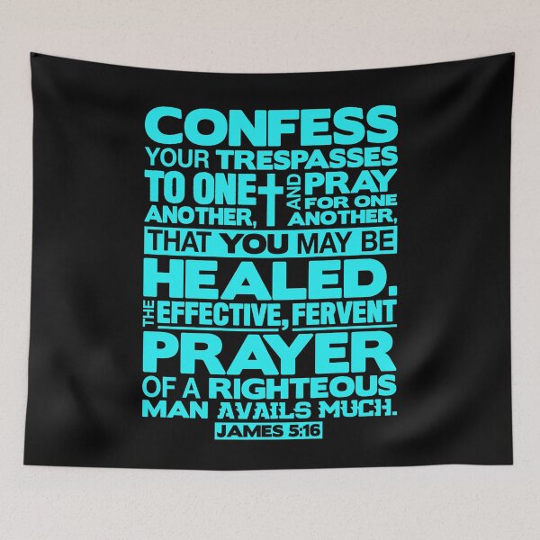 Item preview, James 5:16 Pray For One Another designed and sold by plushism.