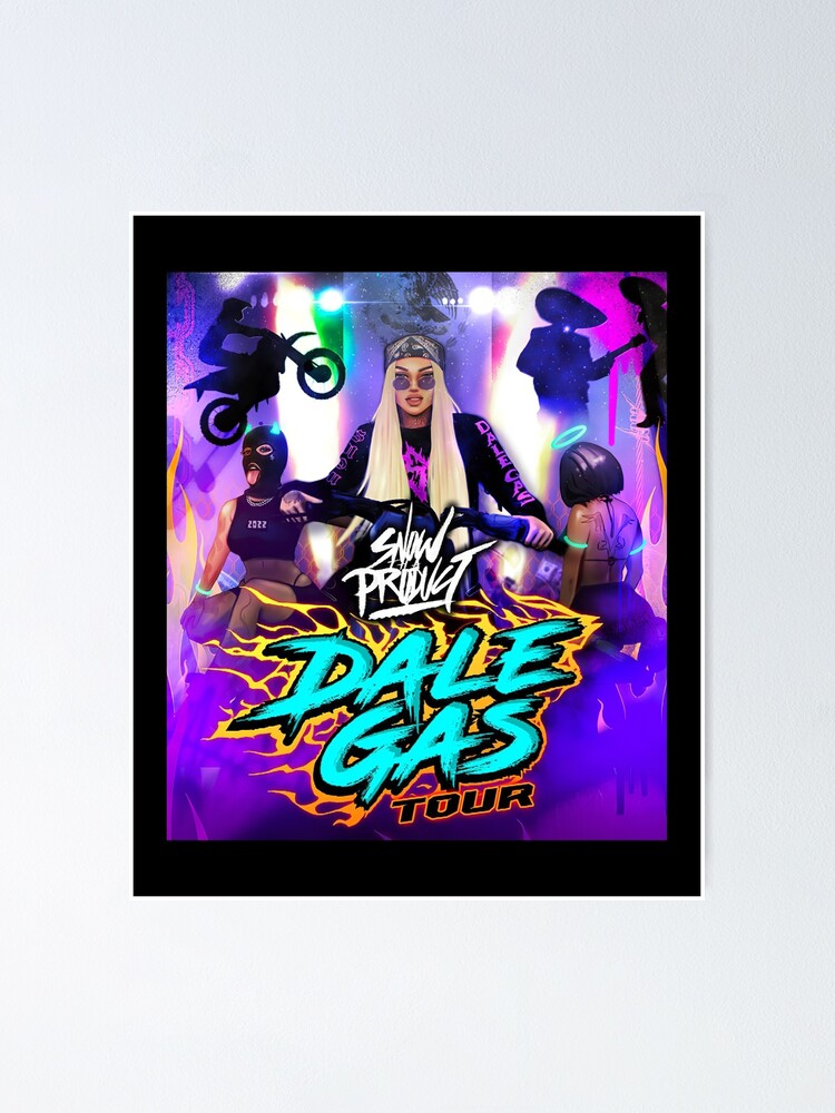 "Snow Tha Product Snow Tha Product Dale Gas Tour 2022" Poster by