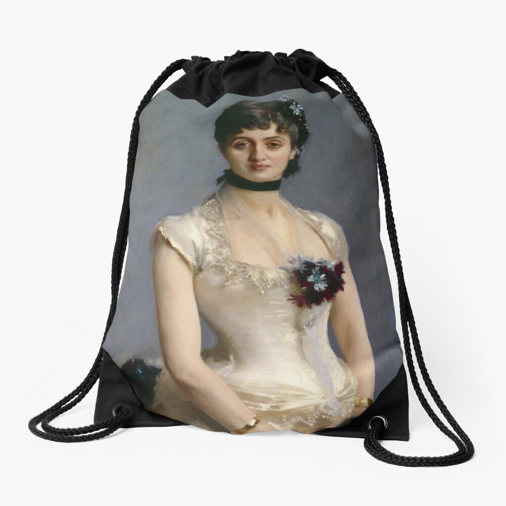 John Singer Sargent - Madame Paul Poirson Drawstring Bag