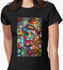 Bill Murray Junk Drawer Scavenger Hunt in Sharpie Marker Women's Fitted T-Shirt