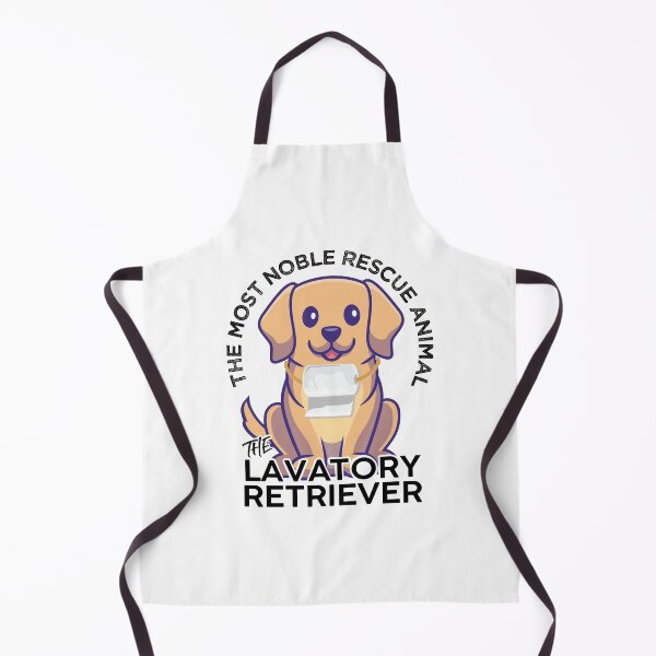 Item preview, The Lavatory Retriever Most Nobel Rescue Animal Labrador Funny Design designed and sold by alltheprints.