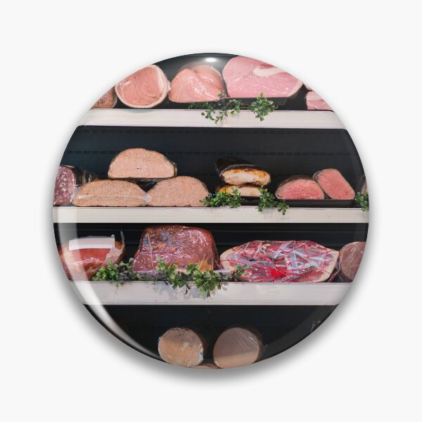 Item preview, Meat Galore Butcher Shop Meat Shelves - Meat Lover designed and sold by Cawaiico.