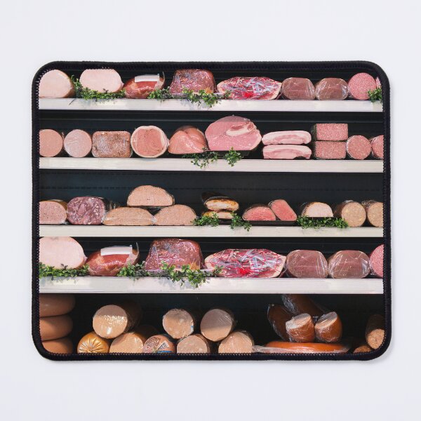 Item preview, Meat Galore Butcher Shop Meat Shelves - Meat Lover designed and sold by Cawaiico.