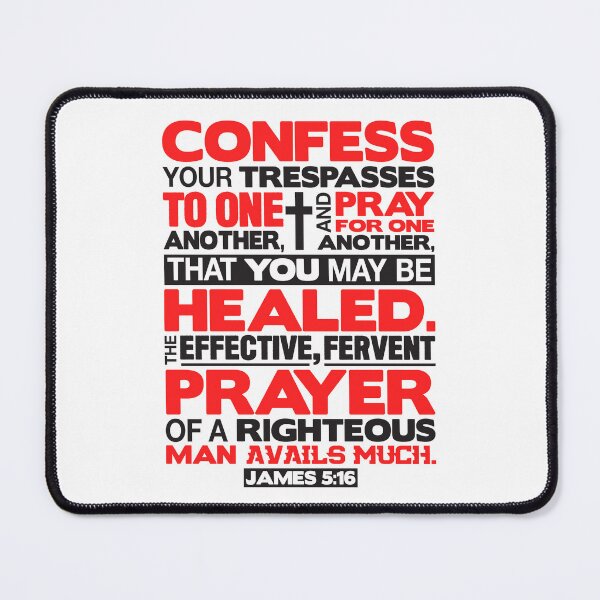 Item preview, James 5:16 Pray For One Another designed and sold by plushism.