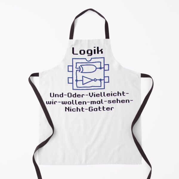 Item preview, Funny fun logic gates with boolean functions And-Or-Maybe-let's-see-Not-Gates | dark theme in German designed and sold by sopfanna.