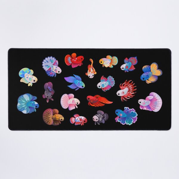 Fighting Fish Mouse Pads & Desk Mats for Sale