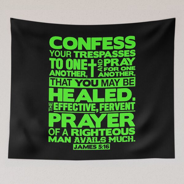 Item preview, James 5:16 Pray For One Another designed and sold by plushism.
