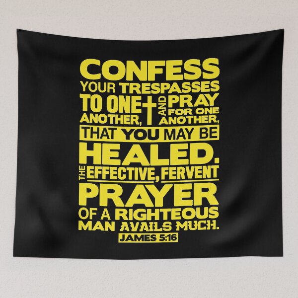 Item preview, James 5:16 Pray For One Another designed and sold by plushism.