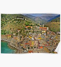 From the Tower of Vernazza (Cinque Terra) Poster