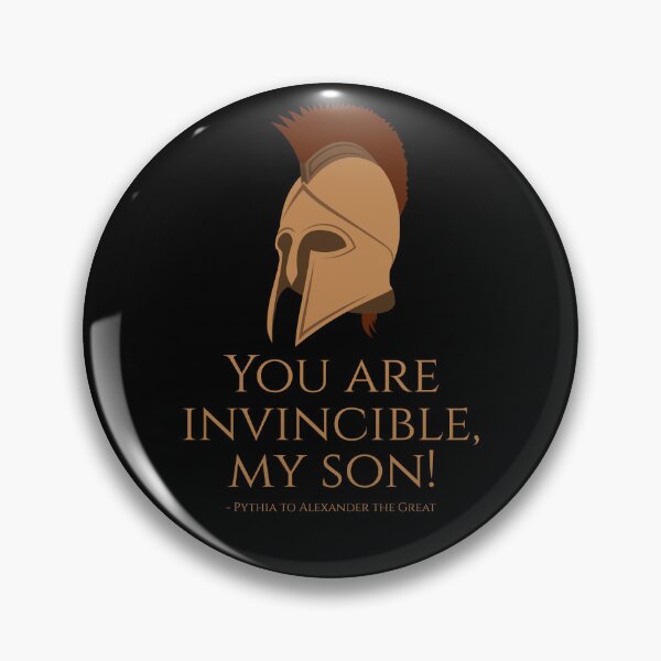 Item preview, You are invincible, my son! - Pythia to Alexander the Great - Ancient Greek History & Mythology designed and sold by Styrman.