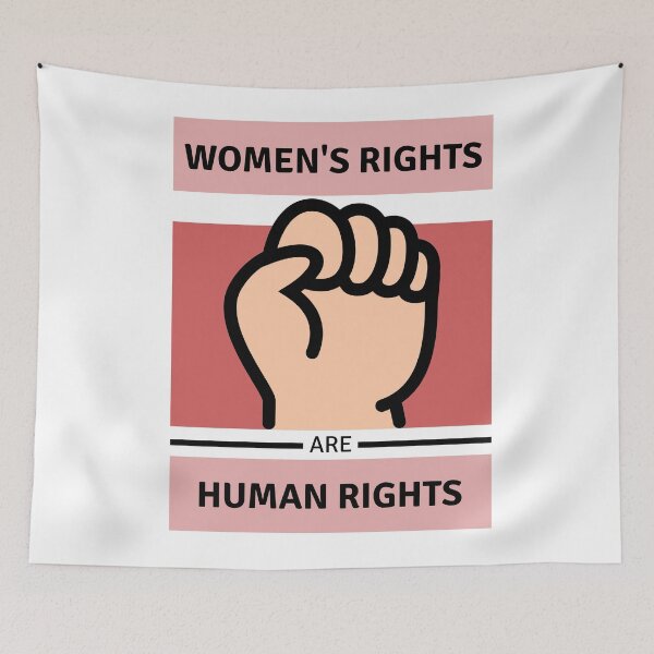 Item preview, WOMEN'S RIGHTS ARE HUMAN RIGHTS designed and sold by Lu7u.