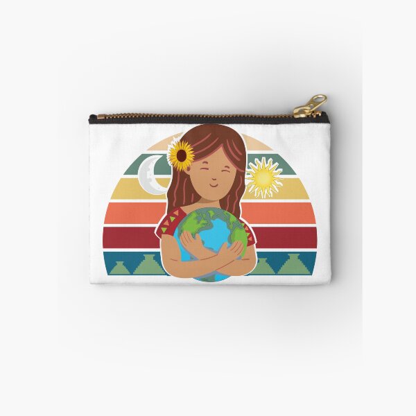 Item preview, Pachamama Earth Mother Incan God Sunflower Spiritual Environmentalist designed and sold by alltheprints.