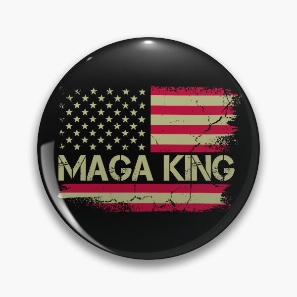 Item preview, Maga King, American Flag Maga King designed and sold by ElainaNienow.