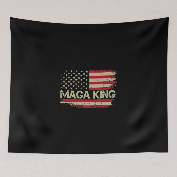 Item preview, Maga King, American Flag Maga King designed and sold by ElainaNienow.