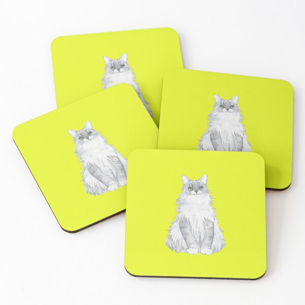 Item preview, gray cat with green eyes/ gray cat with green eyes designed and sold by Verbiage24.