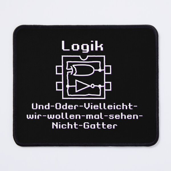 Item preview, Funny fun logic gates with boolean functions And-Or-Maybe-let's-see-Not-Gates | bright design in German designed and sold by sopfanna.