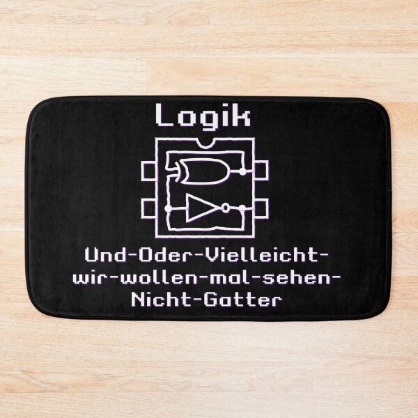 Item preview, Funny fun logic gates with boolean functions And-Or-Maybe-let's-see-Not-Gates | bright design in German designed and sold by sopfanna.