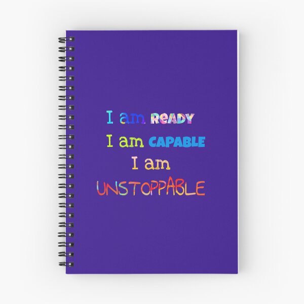 Item preview, I AM READY I AM CAPABLE I AM UNSTOPPABLE designed and sold by tintingouw.