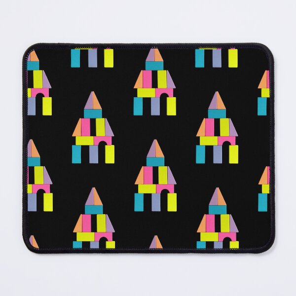 Item preview, Imaginary construction of colorful wooden blocks designed and sold by Familyshmot.
