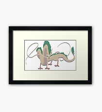Haku Framed Print
