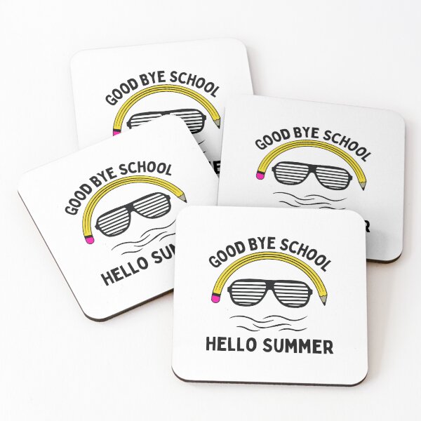 Item preview, Good Bye School Hello Summer Sticker 1 designed and sold by WendaxStreet.
