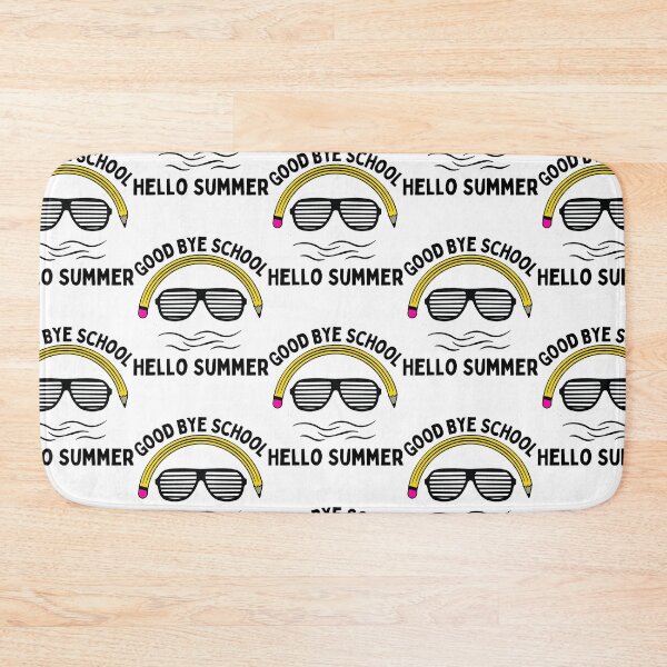 Item preview, Good Bye School Hello Summer Sticker 1 designed and sold by WendaxStreet.