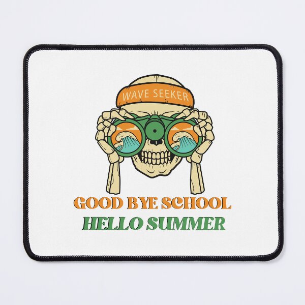 Item preview, Good bye school hello summer Sticker designed and sold by WendaxStreet.