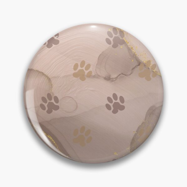 Item preview, brown watercolor background with dog and cat paw print designed and sold by Beeroclock.