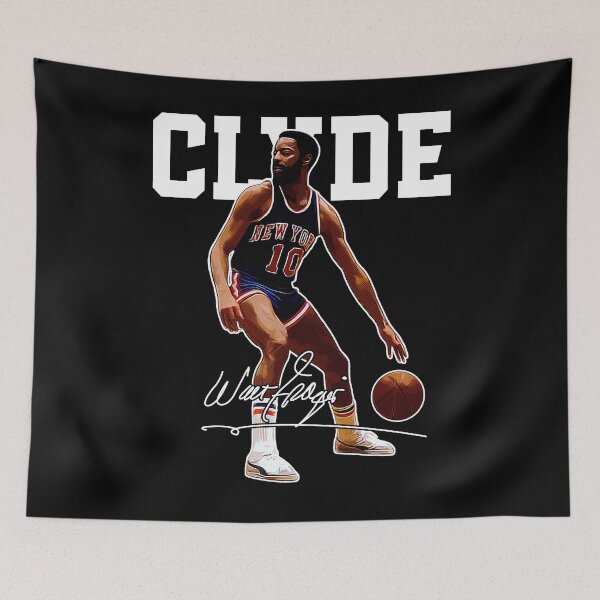 Item preview, Walt Frazier Clyde New York Basketball Legend Signature Vintage Retro 80s 90s Bootleg Rap Style designed and sold by EllenMitchell.